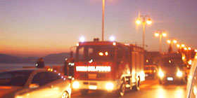Scontro a Cagliari: Quattro feriti