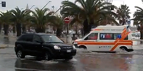 Super-grandinata e Alghero si allaga