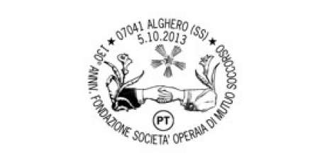 130° Mutuo Soccorso: Annullo speciale ad Alghero