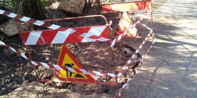 Wwf: nuova condotta in pista ciclabile