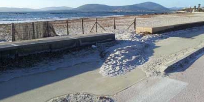 «Cumuli di oro bianco in strada»