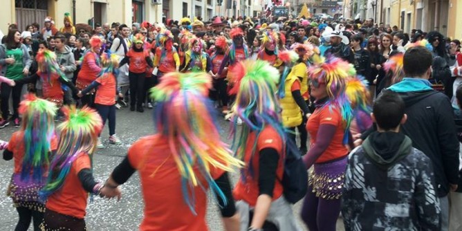 Carri allegorici al Carnevale Sennorese