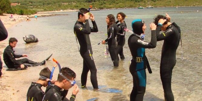 Snorkeling a Capo Caccia, si parte