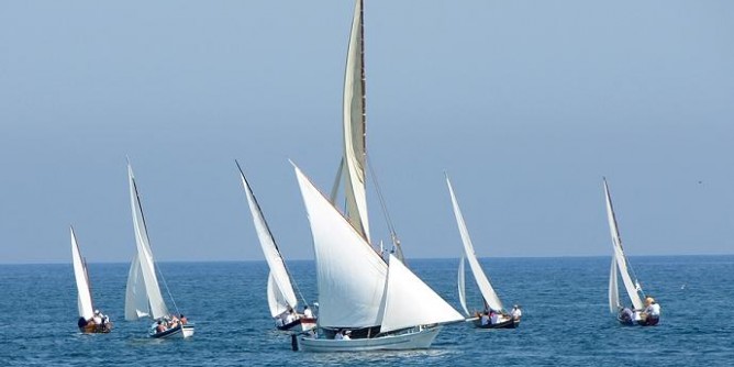 Al via la 13 Bordeggiata a Vela latina