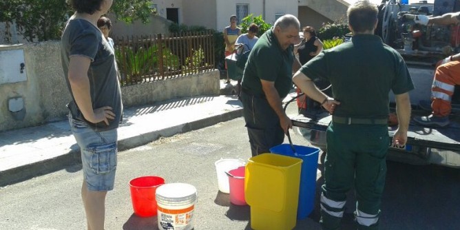 Olmedo senz´acqua: «non siamo un paese di serie B»