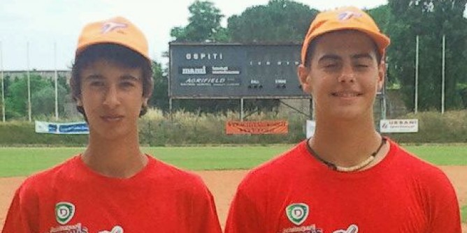 Positiva esperienza per due talenti del baseball algherese