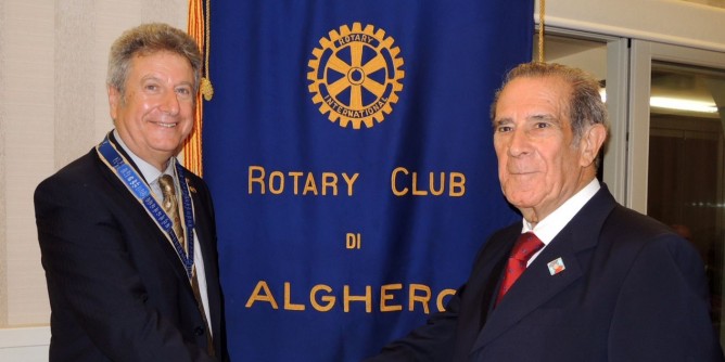 Giovanni Nuvoli è il presidente di Rotary Alghero