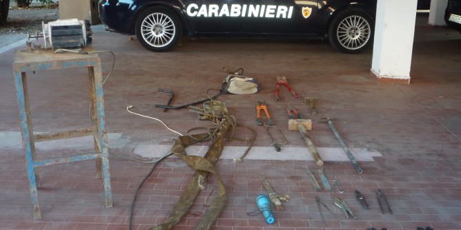 Sequestrati 10mila kg di rame e ottone: denunciato olbiese