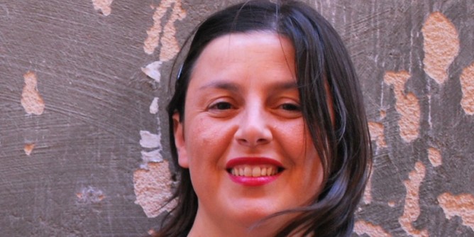 Claudia Crabuzza inaugura il Foc de San Joan