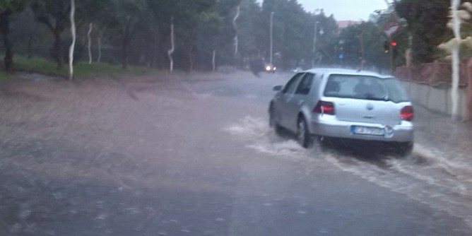 Cagliari: nubifragio inatteso