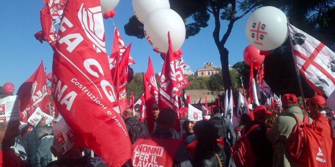 Tutti a Roma, dal sassarese record di presenze: «Vogliamo lavoro»