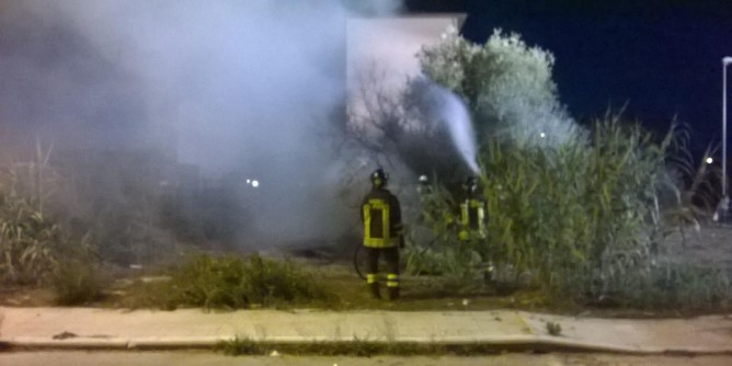 Incendio sull´Alghero-Olmedo, è il quarto in un mese