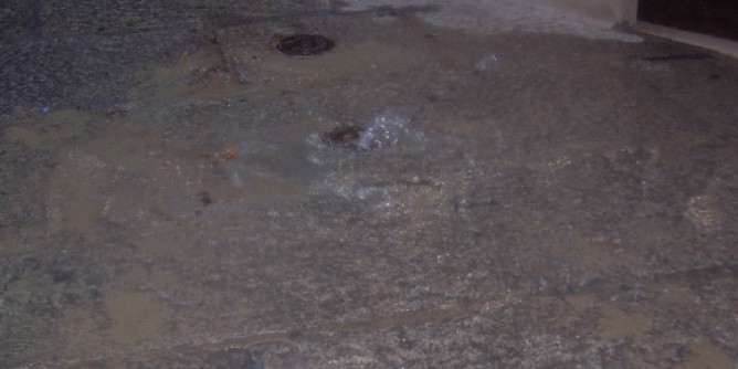 Alghero: via Roma allagata, nuova rottura