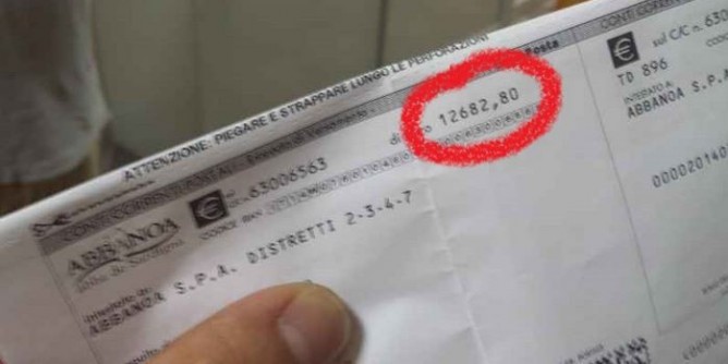 Bolletta Abbanoa: cliente condannato a pagare
