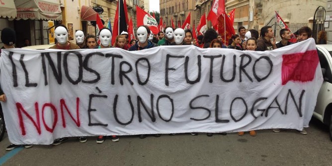 Scuole sassaresi in sciopero contro Renzi