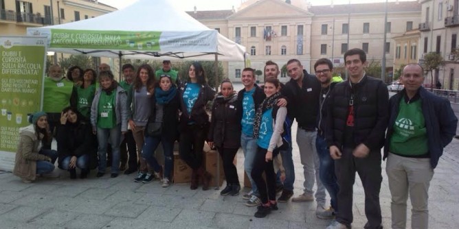 Gli ecovolontari incontrano i sassaresi