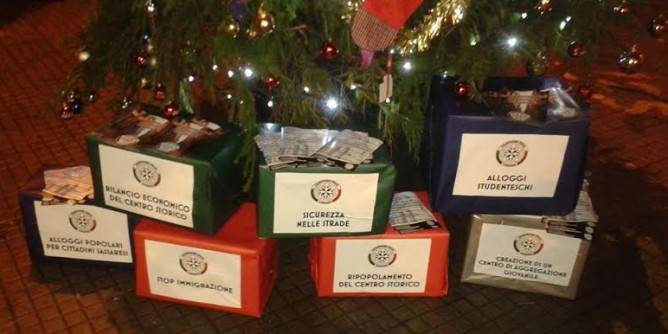 Centro Storico abbandonato: <i>pacchi</i> per Sanna