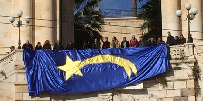Stella cometa dal Bastione per protesta