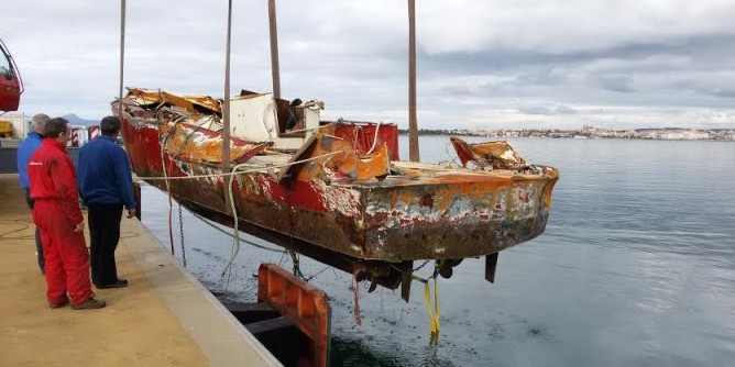 Riemerge la Capo Galera nel porto | Foto