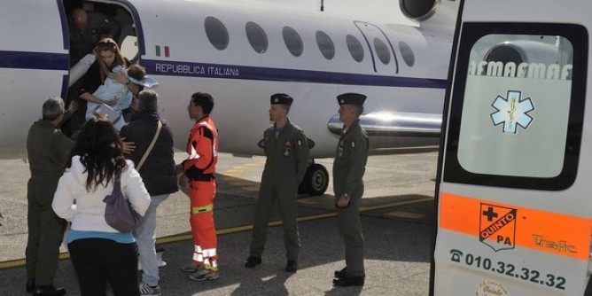 Alghero: volo per salvare un bambino