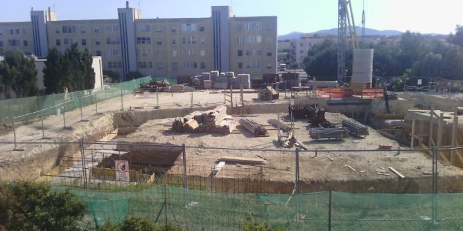 Porto Torres, Spirito Santo: posa della prima pietra