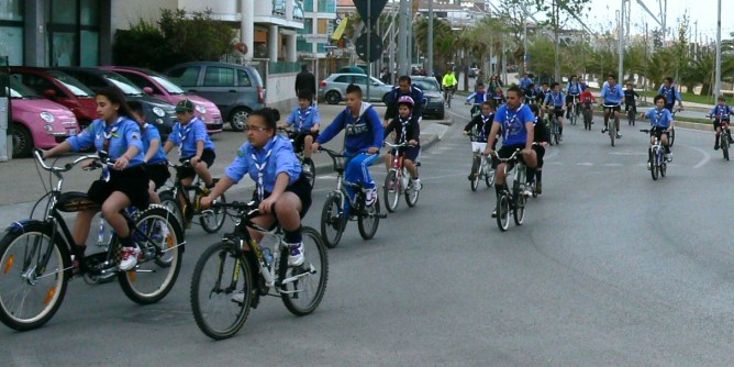 Domenica la pedalata Scout 2019