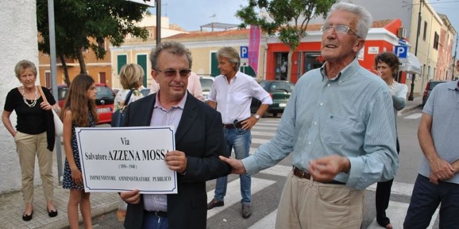 Stintino: una via per Salvatore Azzena Mossa
