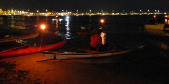 Fiaccolata dei Kayak ad Alghero
