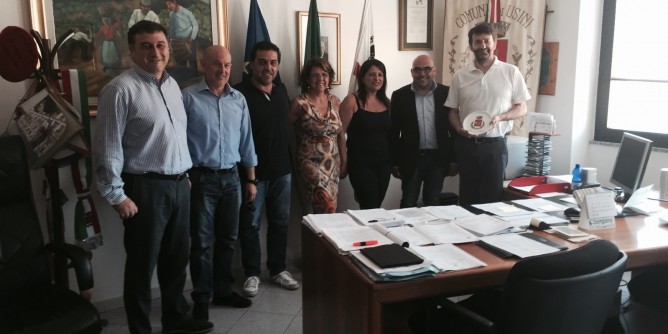 Il ministro Dario Franceschini ad Usini