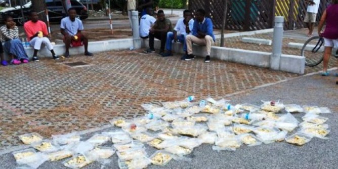 Rissa in centro accoglienza di Ilbono
