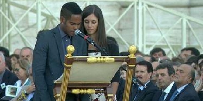 Fidanzati di Alghero da Papa Francesco