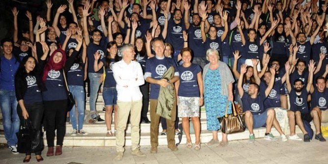 Parata Erasmus in Piazza Yenne