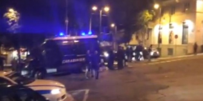 Domenica di scontri a Cagliari tra polizia e antimilitaristi