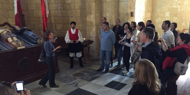 Delegati Med Cruise visitano i monumenti a Porto Torres