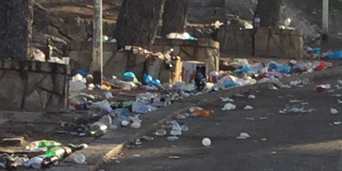 Immondezzaio in Viale Fra Ignazio | Foto