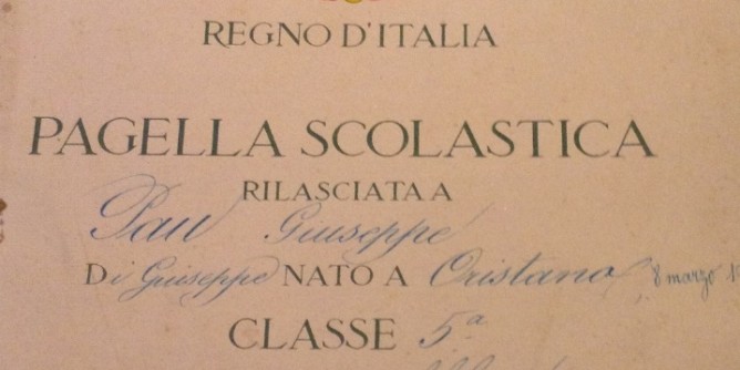 Poesie e documenti inediti di Peppetto Pau donati al Comune