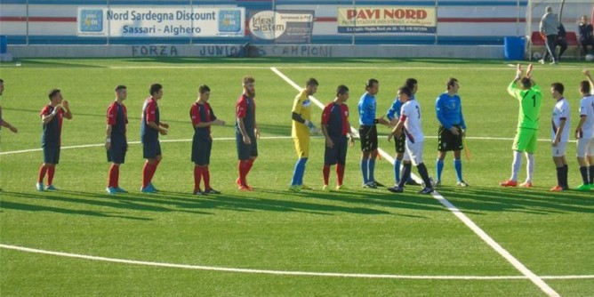 Il Porto Torres raggiunto nel finale a Usini (2-2)