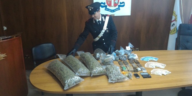 6,5 kg di hascish e marijuana a operaio sassarese