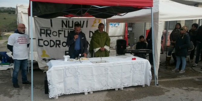 Cedi Sardegna: Santa Messa per i lavoratori