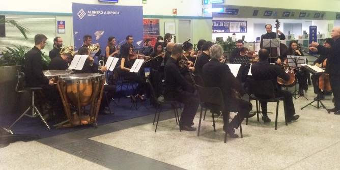 Concerti e degustazioni prima del volo