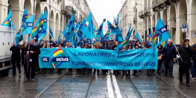 Grande distribuzione: sabato, sciopero nazionale
