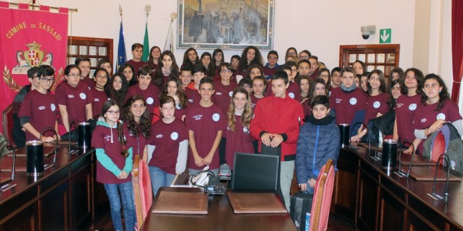 Studenti spagnoli in visita a Palazzo Ducale