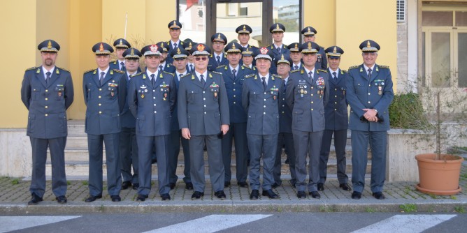Il generale Minervini a Cagliari