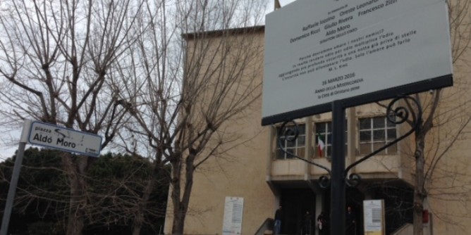 Oristano ricorda Aldo Moro e la sua scorta