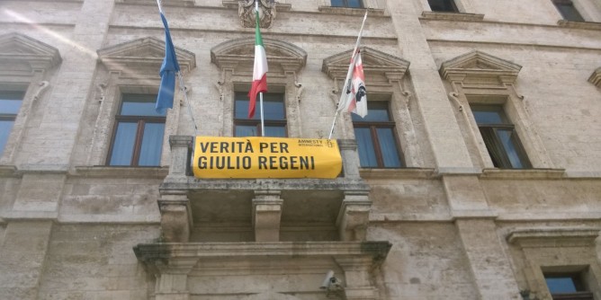 <i>Verità per Giulio Regeni:</i> Sassari aderisce a campagna Amnesty