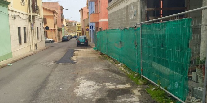Porto Torres, liberato tratto di strada di via Rossini