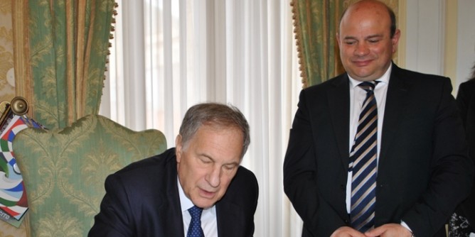L´Ambasciatore degli Stati Uniti a Palazzo Ducale