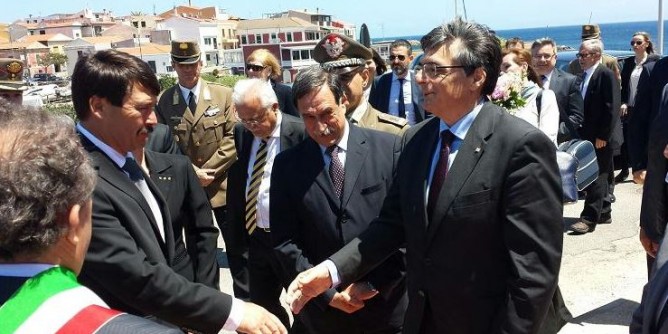 Stintino: Ganau accoglie il Presidente ungherese Ader 