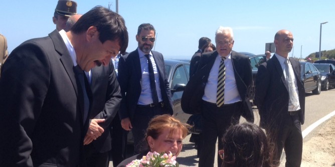 Tour ad Alghero per il presidente d' Ungheria