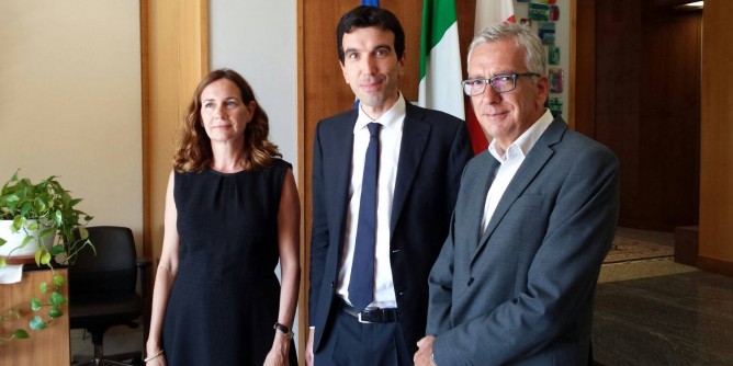 I problemi dell´agricoltura sarda. Ministro Martina a Villa Devoto